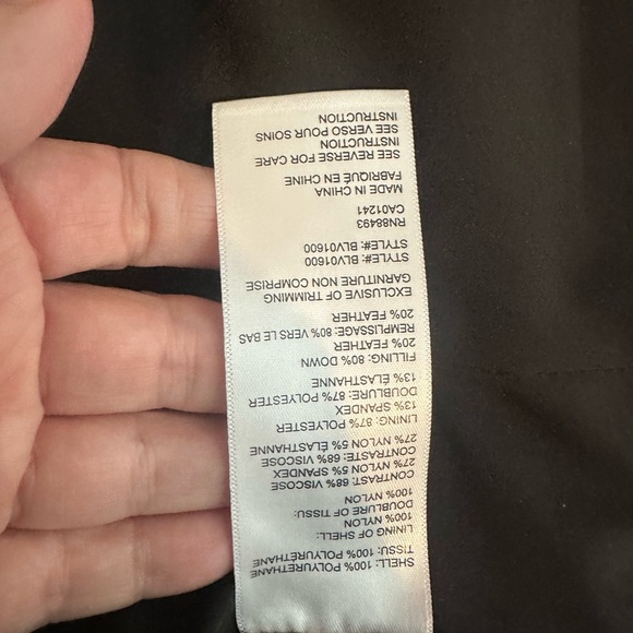 Blanc Noir Black Quilted Vest - Picture 7 of 10